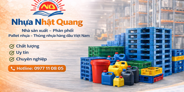 Pallet nhựa chịu lực - chịu tải giá rẻ Nhật Quang