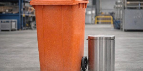 Chọn thùng rác cho nhà xưởng: Nhựa hay kim loại?